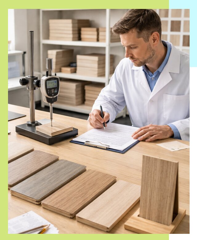 Сертификация ламината с испытаниями и оформлением документов в Ртищеве