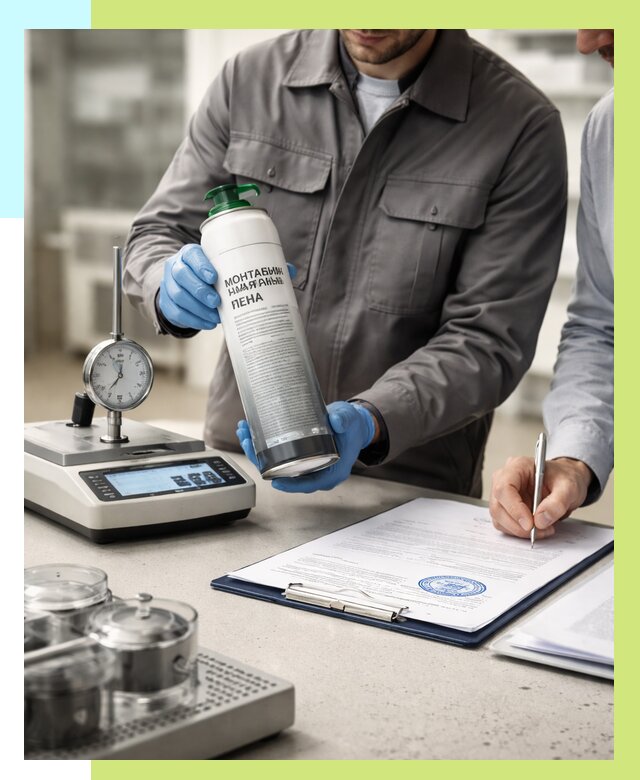 Сертификация монтажной пены в Ртищеве от 15323 р. | Алешин-Ртщ