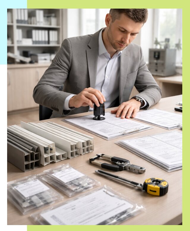 Сертификация ПВХ продукции в Ртищеве от 8683 р., Алешин-Ртщ