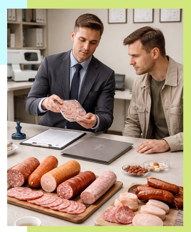 Сертификация колбасных изделий в Ртищеве от 7661 р. | Алешин-Ртщ