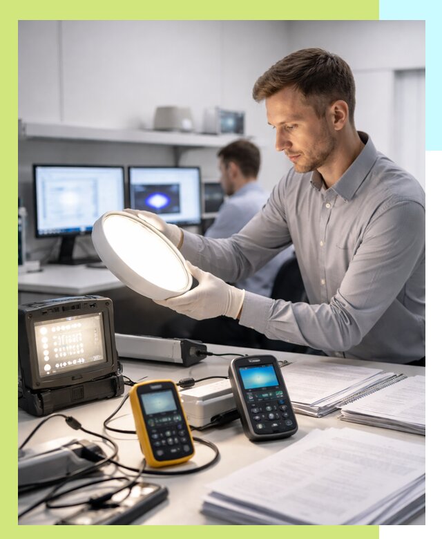 Сертификация светильников в Ртищеве: испытания и оформление