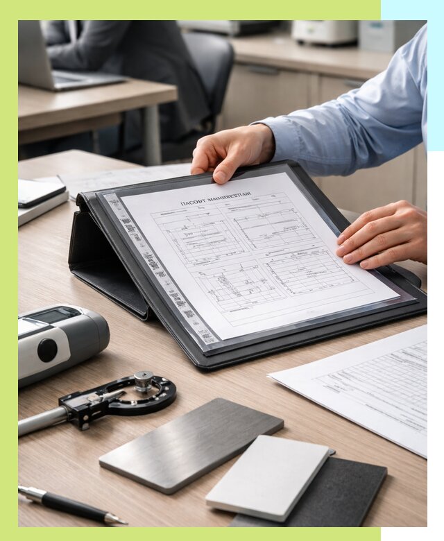 Оформление паспорта материала для продукции в Ртищеве