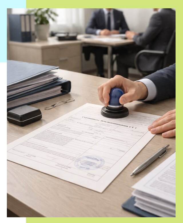 Сертификат происхождения СТ 1 в Ртищеве от 4597 р. | Алешин-Ртщ